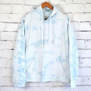 Standard Cloth Tie Dyed Sky Blue Oversized Hoodie Sweatshirt